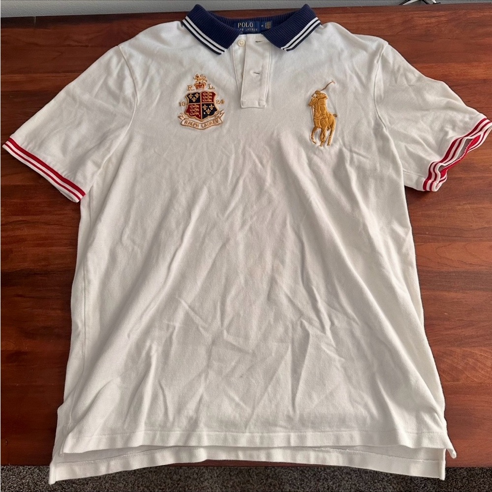 Polo collar shirt-Ralph lauren
